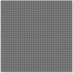 Brixies stavební podložka tmavě šedá 25,5 x 25,5 cm