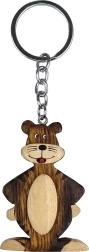 Dřevěná klíčenka Tygr