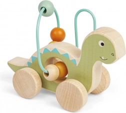 Diplodokus na kolečkách s korálkovým labyrintem