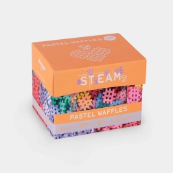 Konstrukční kostky Waffle mini pastel 500 kusů