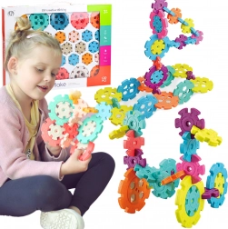 Stavebnice Woopie Sněhové Vločky 120 dílů