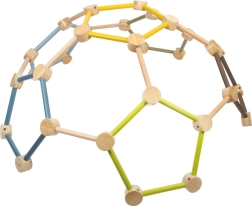 small foot lezecká kopule adventure – dřevěná prolézačka pro děti