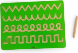 VIGA grafomotorická tabulka na psaní a vzory