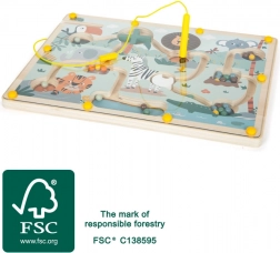 Magnetické bludiště Safari small foot