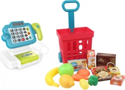 Pokladna s nákupním vozíkem se světelnými a zvukovými efekty