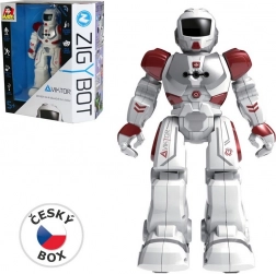 Interaktivní robot Viktor 27 cm, 21 funkcí, červený