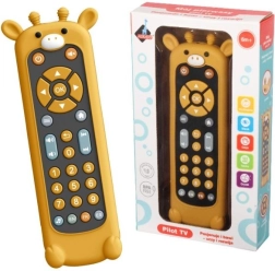 Hudební dětský TV ovladač Žirafka se silikonovým krytem