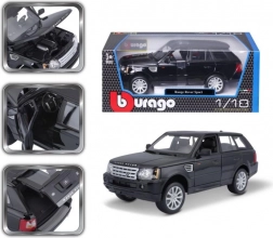 Kovový model BBURAGO RANGE ROVER SPORT 1:18, černý