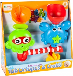 Koupací hračka chobotnička a krab