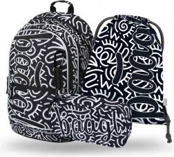 Baagl školní set Core Element – batoh, penál a sáček