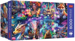 Puzzle Trefl Premium Plus Barevný svět 8000 dílků