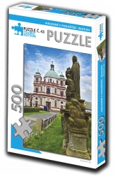 Puzzle Jablonné v Podještědí – bazilika, turistická edice, 500 dílků