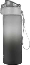 Láhev na pití OXY Click 600 ml Ombre černá/šedá