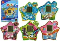 Kapesní elektronická hra Tetris ve tvaru hvězdy – zelená