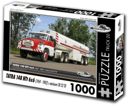 Retro-auta puzzle truck tatra 148 ntt 6x6 s návěsem – 1000 dílků