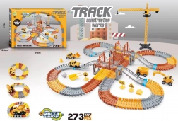 kolejová dráha se 2 mosty, 273 dílků (1 autíčko)