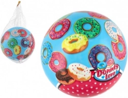 Míč na hraní s motivem donutů a cupcakes 14 cm