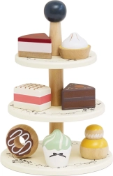 Le Toy Van třípatrový stojan na dorty ze dřeva