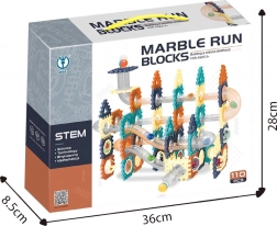 Kuličková dráha – stavebnice 110 ks
