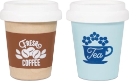 Le Toy Van káva a čaj s sebou – dřevěná sada 2 kelímků