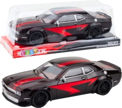 Sportovní auto s mechanickým pohonem černo-červené