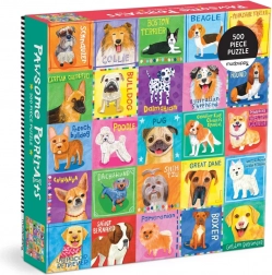 Mudpuppy puzzle Psí portréty 500 dílků