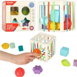 Elastická senzorická kostka s vkládačkou tvarů