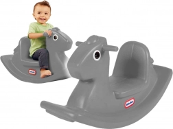 Little Tikes houpací koník – šedý
