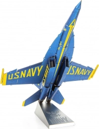Metal Earth 3D puzzle F/A‑18 Super Hornet Blue Angels ICONX