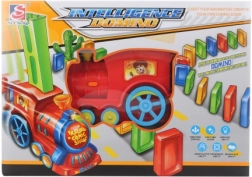 Stavební domino vláček se světly a zvuky
