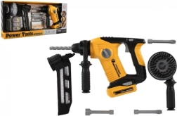 Dětská příklepová vrtačka s doplňky na baterie