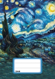 Linkovaný sešit A5 Hvězdná noc - 40 listů