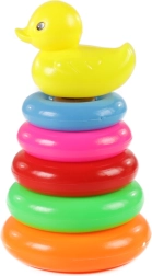 Barevná dětská pyramida s kačenkou
