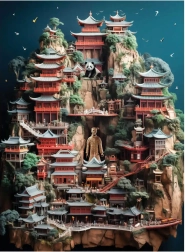 Puzzle Čína 1000 dílků ANATOLIAN