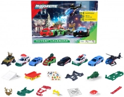 Majorette adventní kalendář s kovovými autíčky a doplňky (24 překvapení)