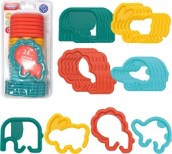 WOOPIE závěsné články pro miminka – zvířátka, 24 ks