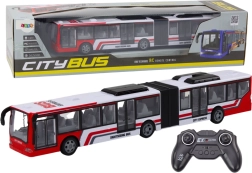 Zábavný RC městský autobus červeno-bílá