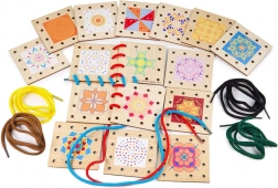 Bigjigs Toys provlékací obrázky ze dřeva