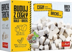 Trefl Brick Trick balení bílých cihel, mix 70 ks