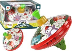 Tradiční kovová káča s motivem Santa Clause