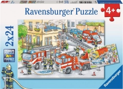 Puzzle hrdinové v akci 2×24 dílků RAVENSBURGER