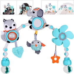 Interaktivní závěsná hrazdička do postýlky pro miminka