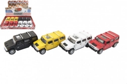 Kovový model auta Hummer H2 SUV Kinsmart 12 cm na zpětný chod