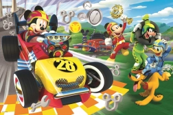 Puzzle TREFL Mickey a závodníci 60 dílků