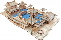 Dřevěné 3D puzzle Zahrady Suzhou