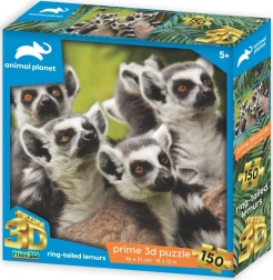 Puzzle 3D lemur – 150 dílků
