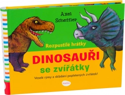 Rozpustilé hrátky: dinosauři se zvířátky – leporelo
