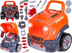 Interaktivní nákladní auto – dílna pro malého mechanika se světly a zvuky