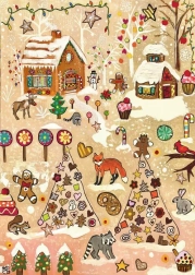 Puzzle magnolia perníková říše divů 1000 dílků