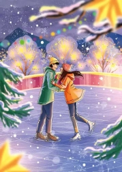 Puzzle milenci 1000 dílků MAGNOLIA